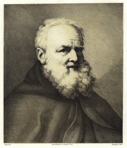 Portret van een bebaarde man